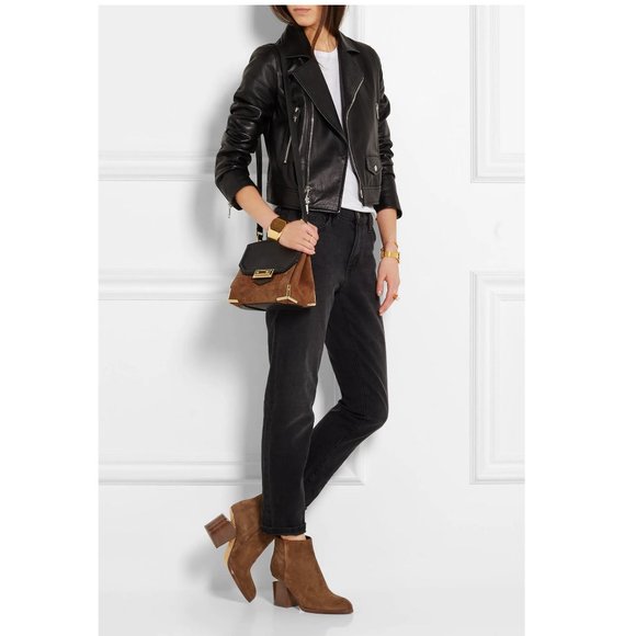 New ALEXANDER WANG Gabi Suede Ankle Boots - Picture 3 of 16